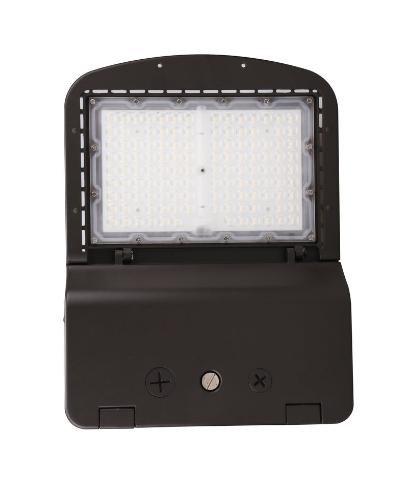 LED Area Light, PowerSet 100/80/60W, 4000K, Type 3 Lens, 120-277V, Dimming, Bronze - Green Lighting Wholesale