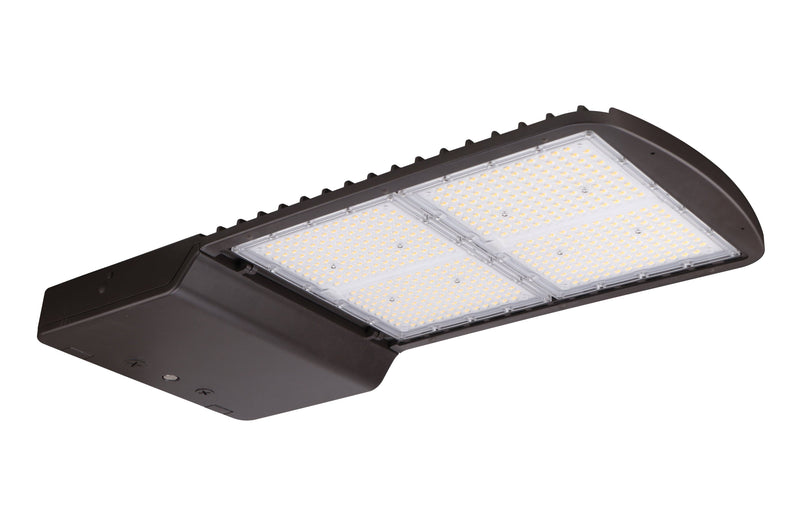 LED Area Light, PowerSet 450/400/350W, 4000K, Type 3 Lens, 120-277V, Dimming, Bronze - Green Lighting Wholesale