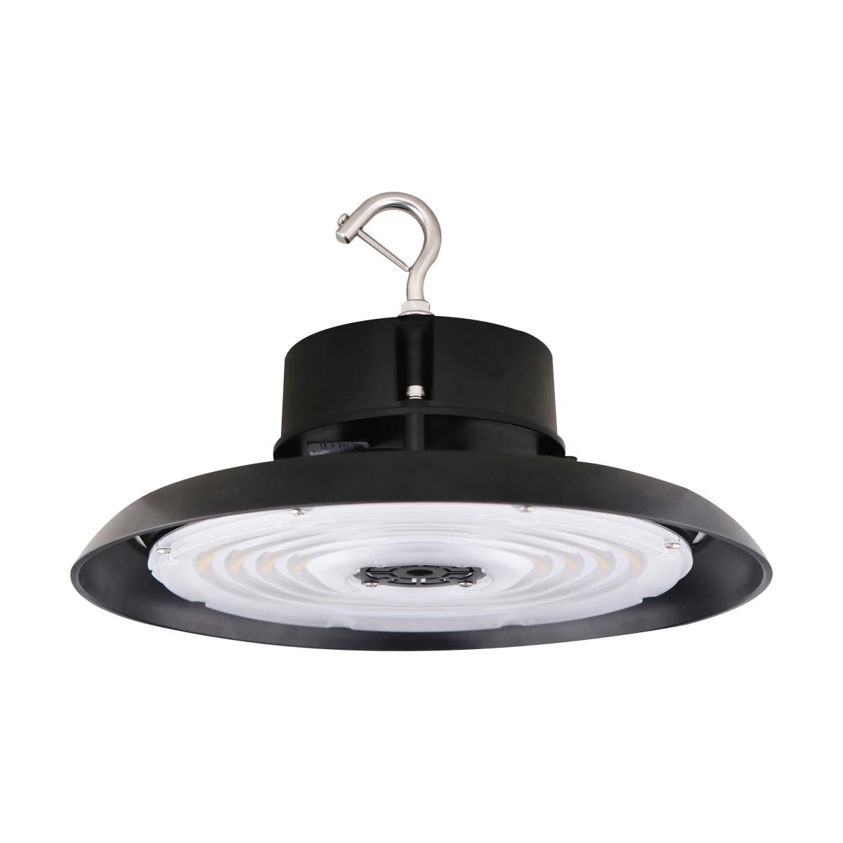 150W UFO LED High Bay; 21600 Lumens; 5000K; 120-277 Volt; 0-10V Dimmable;  Black Finish