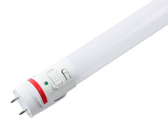 Aleddra 48" 15 Watt LED T8 Emergency Tube - Type B - Double-End Wired, 4000K - Green Lighting Wholesale