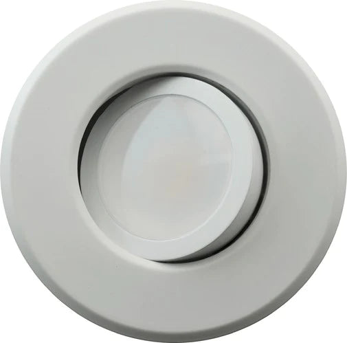 6 in. White Gimbal LED Recessed Downlight, 3000K - Green Lighting Wholesale