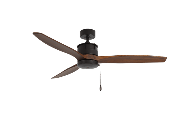 Torque 3 Blade Ceiling Fan with Wood Blades, 52", Bronze - Green Lighting Wholesale