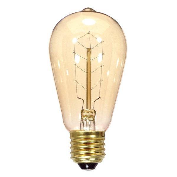 Vintage 40 Watt ST19 Incandescent Lamp - Green Lighting Wholesale