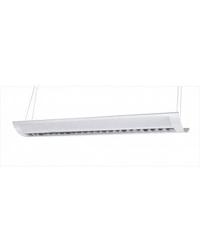 LED Architectural Parabolic 4' Suspended Direct/Indirect Light 3500K - Green Lighting Wholesale