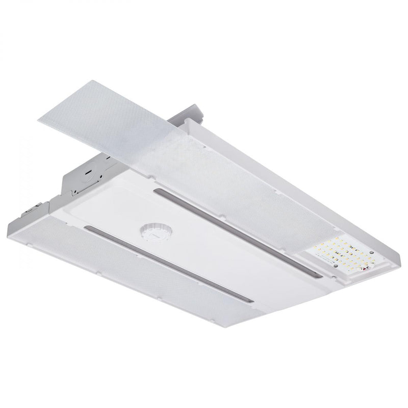 LED Linear High-Bay; 65W/75W/85W Wattage Selectable; 3K/4K/5K CCT - Green Lighting Wholesale, INC