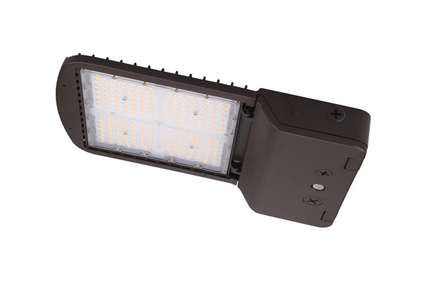 LED Area Light, 150W, 5000K, Type 5 Lens, 120-277V, Dimming, Bronze - Green Lighting Wholesale, INC