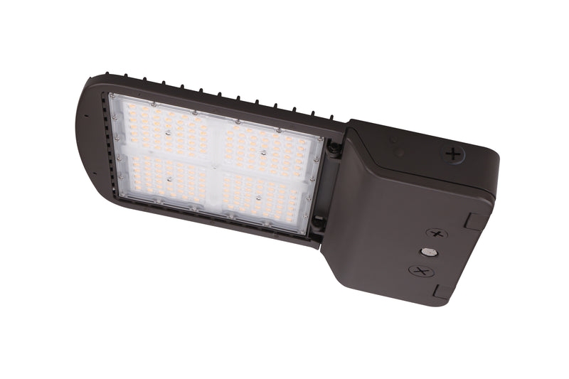 LED Area Light, 150W, 5000K, Type 5 Lens, 120-277V, Dimming, Bronze - Green Lighting Wholesale, INC