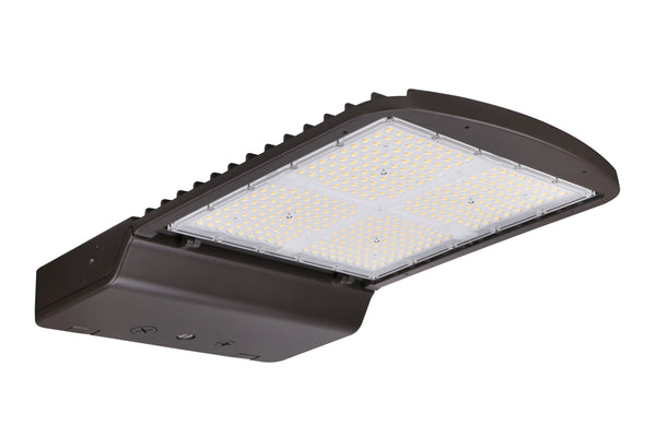 Area Light, PowerSet 300/240/200W, FieldCCeT 3000/4000/5000K, Type 3 Lens, 120-277V, Dimming, Bronze - Green Lighting Wholesale