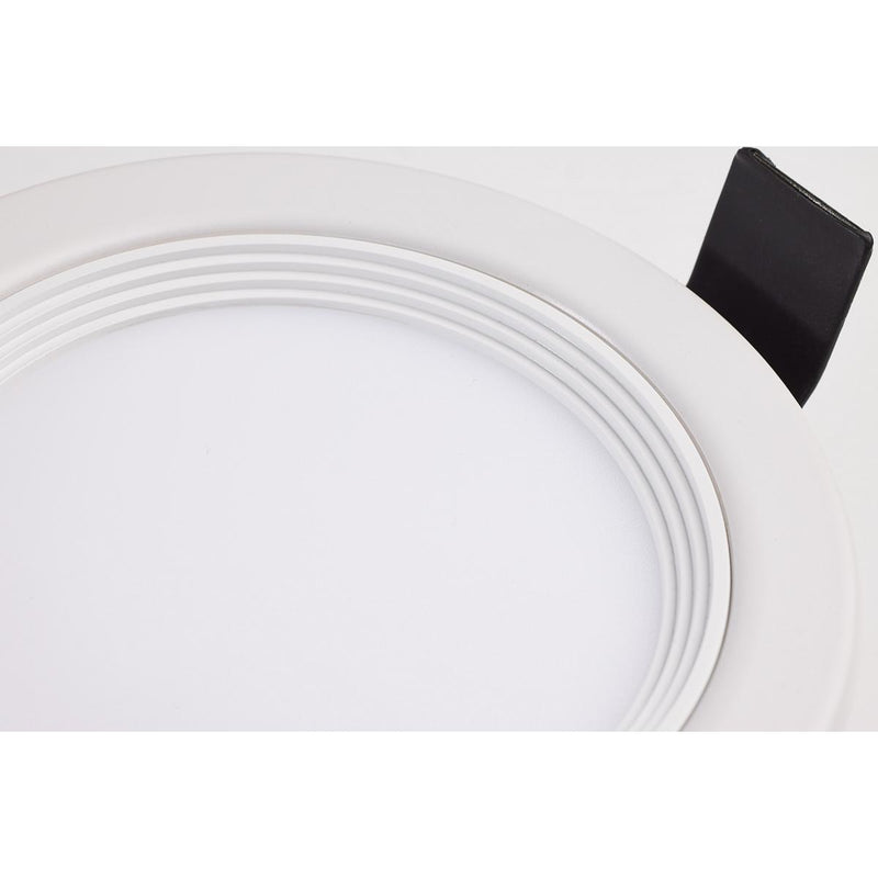 Fire Rated 4 Inch Direct Wire Downlight; Round Shape; White Finish; CCT Selectable - Green Lighting Wholesale, INC