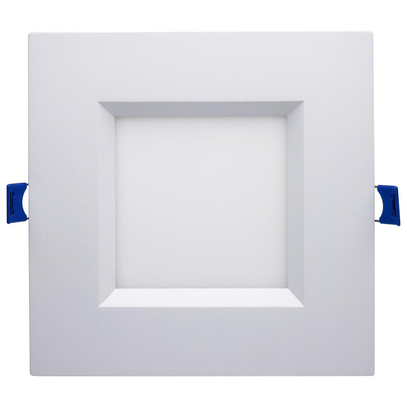 15 Watt LED Low Profile Downlight; 6 Inch; CCT Selectable; Square Shape - Green Lighting Wholesale, INC
