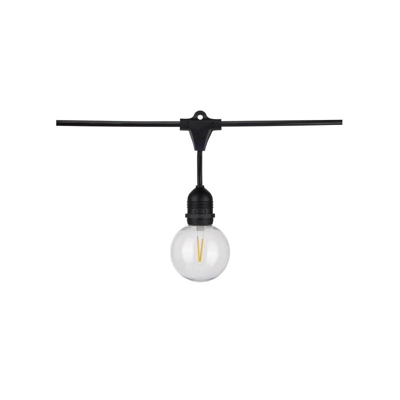 24Ft; LED String Light; Includes 12-G25 bulbs; 2200K; 120 Volts - Green Lighting Wholesale