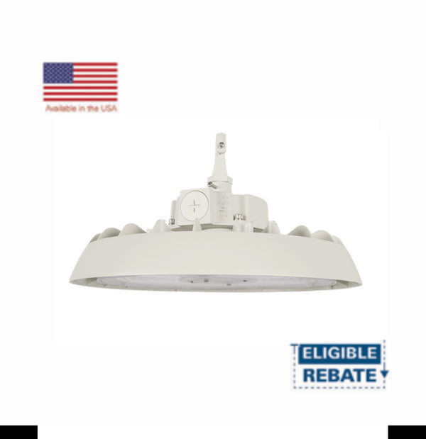 White LED UFO HighBay Color Selectable & Watt Selectable 150/200/240 Watt - Green Lighting Wholesale, INC