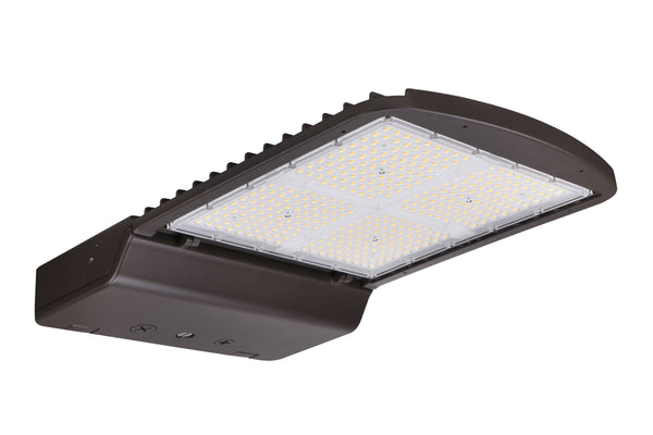 LED Area Light, 200W, 4000K, Type 3 Lens, 120-277V, Dimming, Bronze - Green Lighting Wholesale