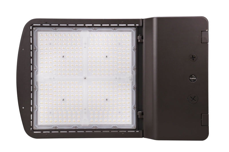 LED Area Light, PowerSet 300/240/200W, FieldCCeT 3000/4000/5000K, Type 3 Lens, 277-480V, Dimming, Bronze - Green Lighting Wholesale