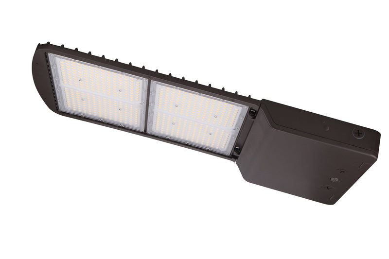 LED Area Light, PowerSet 450/400/350W, 5000K, Type 3 Lens, 120-277V, Dimming, Bronze - Green Lighting Wholesale