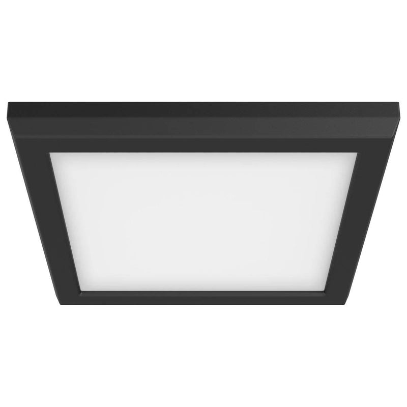 11W; 7in; LED Fixture; CCT Selectable; Square Shape; Black Finish; 120V - Green Lighting Wholesale
