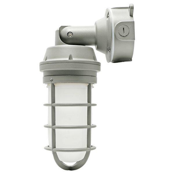 LED Vapor Tight Utility Light 800lm 8W 80CRI 4000K 120-277V Gray IP65 