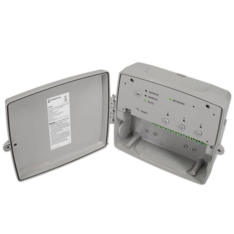 Intermatic Connect 365-Day Programmable Smart Wi-Fi Timer, 120-277 VAC, 3xSPDT, Indoor/Outdoor - Green Lighting Wholesale, INC