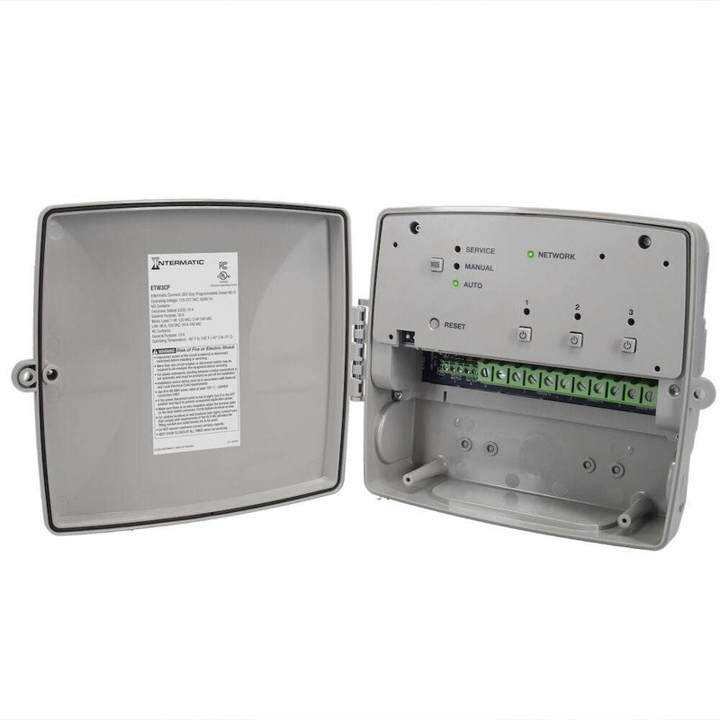 Intermatic Connect 365-Day Programmable Smart Wi-Fi Timer, 120-277 VAC, 3xSPDT, Indoor/Outdoor - Green Lighting Wholesale, INC