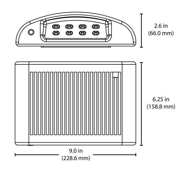 Bronze Outdoor LED Full Cutoff Emergency Wall Pack with Photocell, 3000K - Green Lighting Wholesale