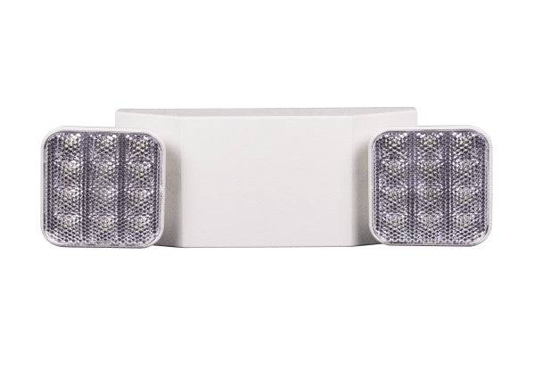 Low Profile Adjustable LED Emergency Light Fixture in White - Green Lighting Wholesale, INC
