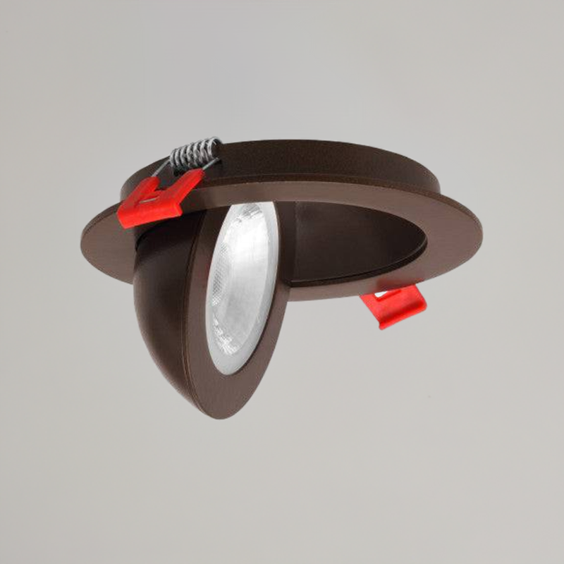 4-inch Oil-Rubbed Bronze Canless Floating Gimbal 2700K-5000K LED Recessed Downlight - Green Lighting Wholesale, INC