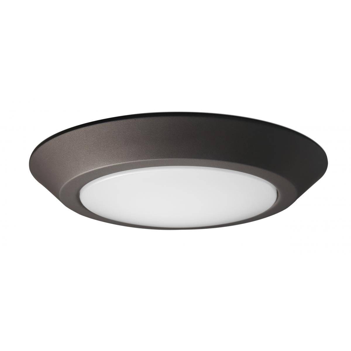 10-Inch LED Disk Ceiling Fixture - Mahogany Bronze - 3000K