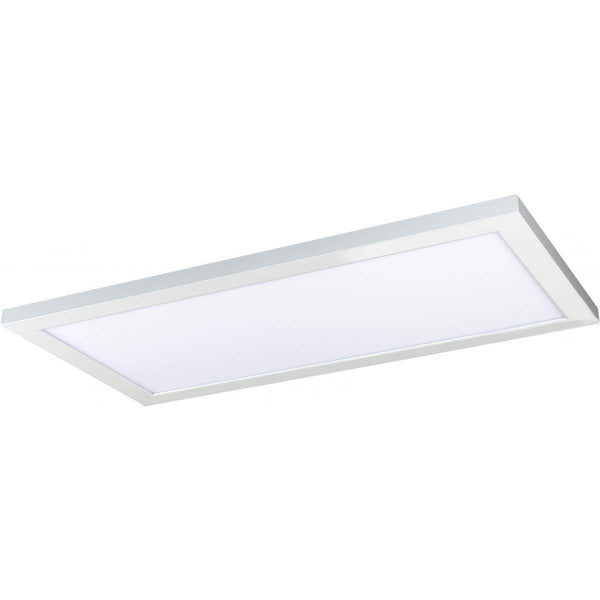 12" x 24" Surface Mount LED - 5000K - White Finish - Green Lighting Wholesale, INC