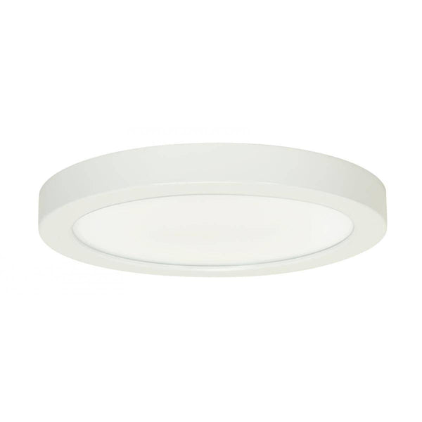 9" Surface Mount LED - 3000K- Round - White Finish - Green Lighting Wholesale, INC