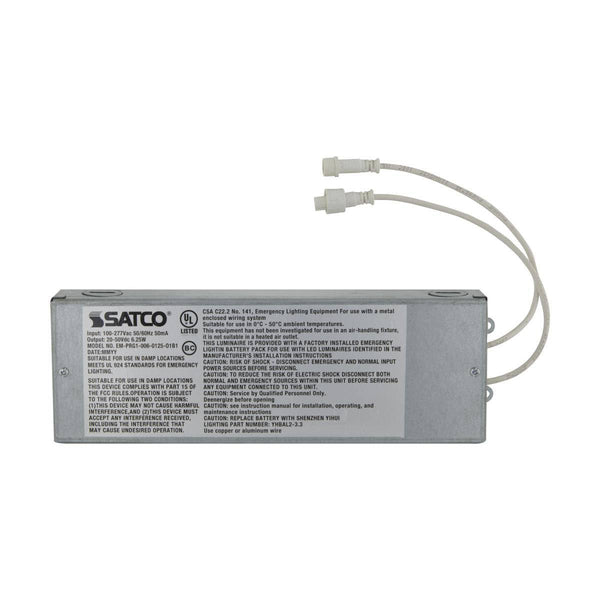 6 Watt; 90 Minute; 100-277 Volt; LED Emergency Backup Driver; For use with 4/6/8 or 10 Inch CDL - Green Lighting Wholesale