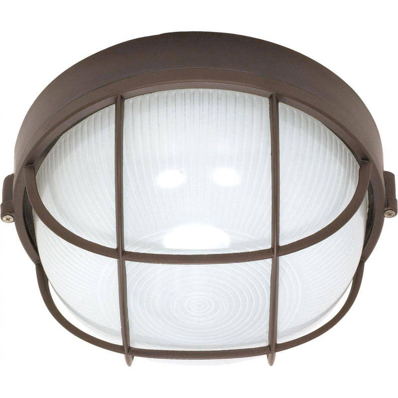 Architectural Bronze 10'' Round Cage Bulkhead
