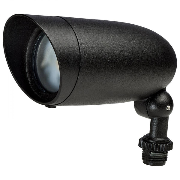 LED Landscape Flood; 6 Watt; Matte Black Finish; 3000K - Green Lighting Wholesale, INC
