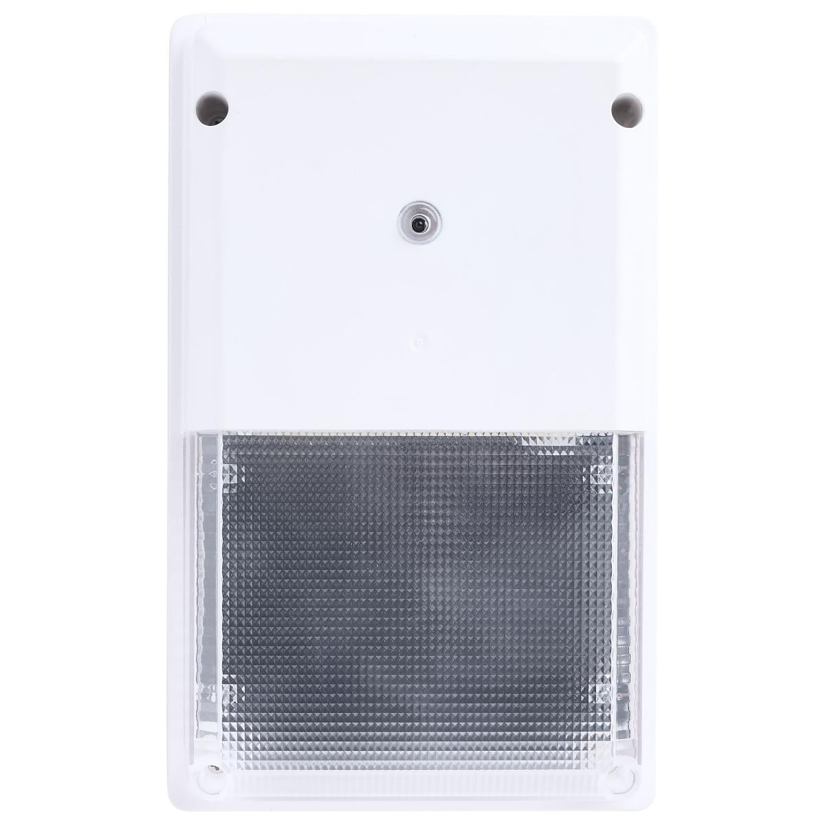 LED Turtle Friendly White Small Wall Pack; 20 Watt; Amber 