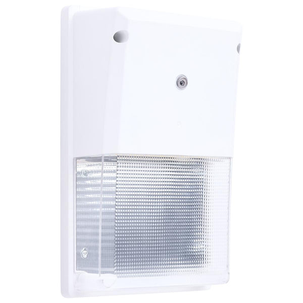 LED Turtle Friendly White Small Wall Pack; 20 Watt; Amber 