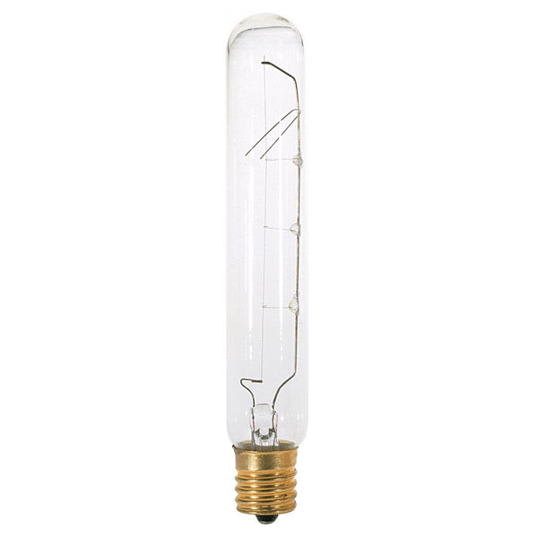 Incandescent 25 Watt T6 1/2- Clear; 180 Lumens