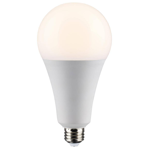 Ultra Bright Utility Lamp; 36 Watt; PS30 LED; Dimmable; White Finish; Medium Base; 2700K; 120 Volt; High Lumen - Green Lighting Wholesale