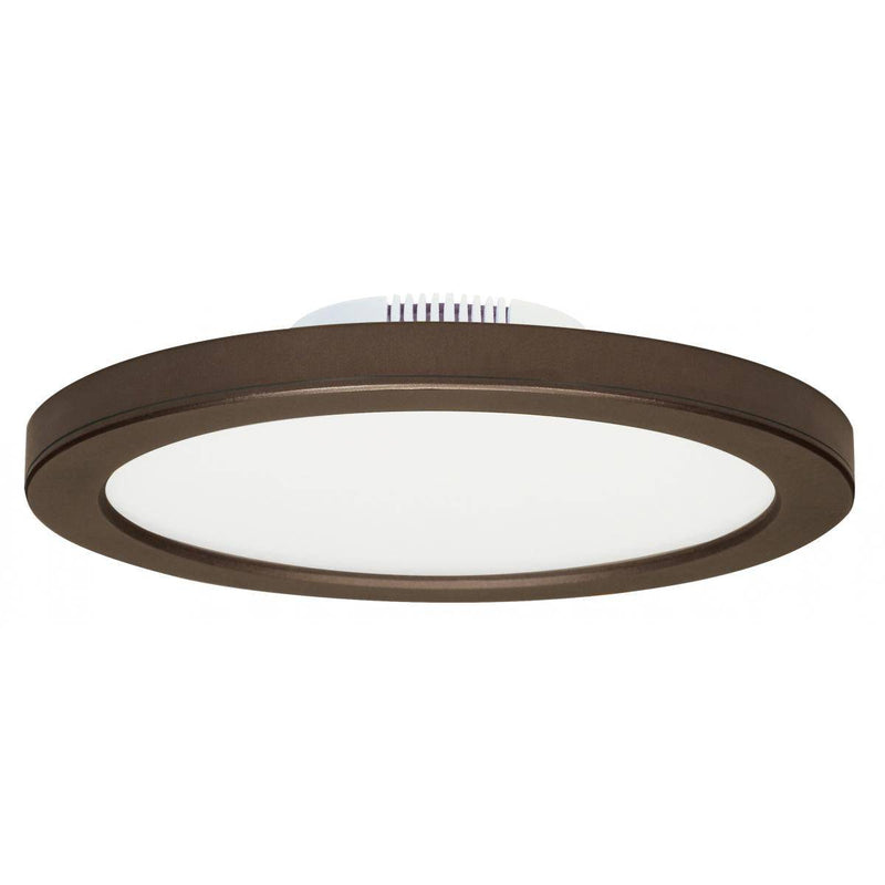 7" Surface Mount LED - 3000K- Bronze Finish - Green Lighting Wholesale, INC