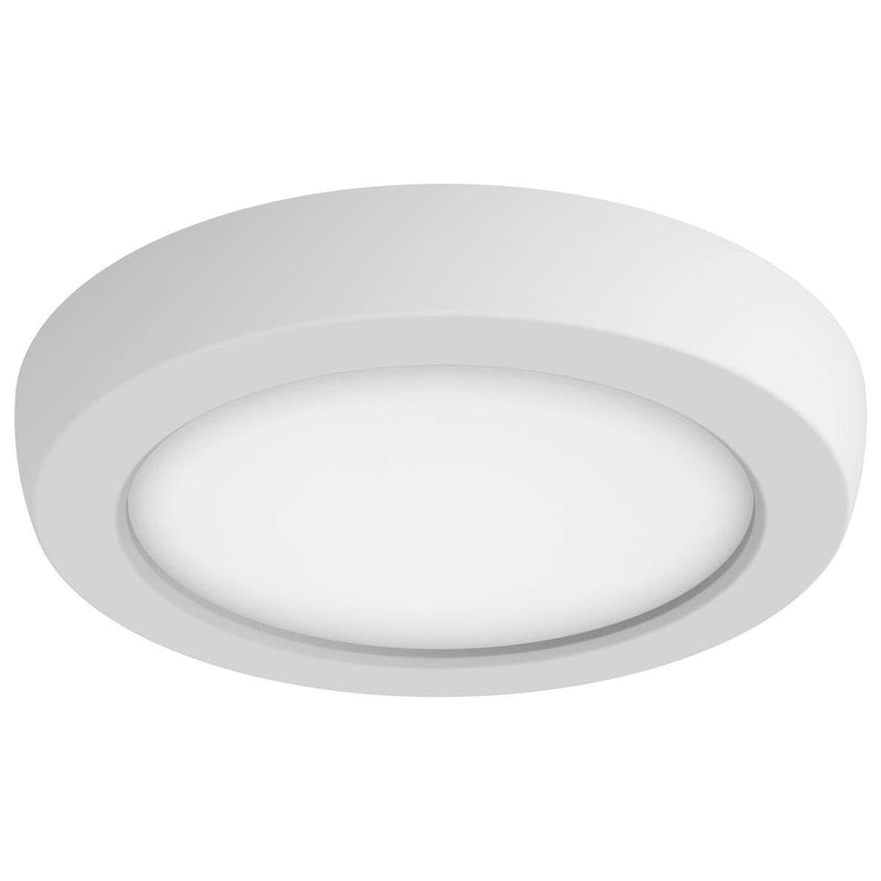 9W; 5in; LED Fixture; CCT Selectable; Round Shape; White - Green Lighting Wholesale, INC