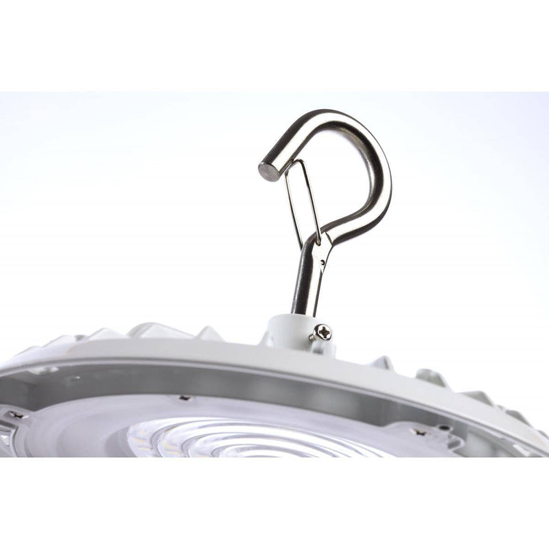 80 Watt; Hi-Pro Shop Light with Plug; 5000K; White Finish; 120 Volt - Green Lighting Wholesale