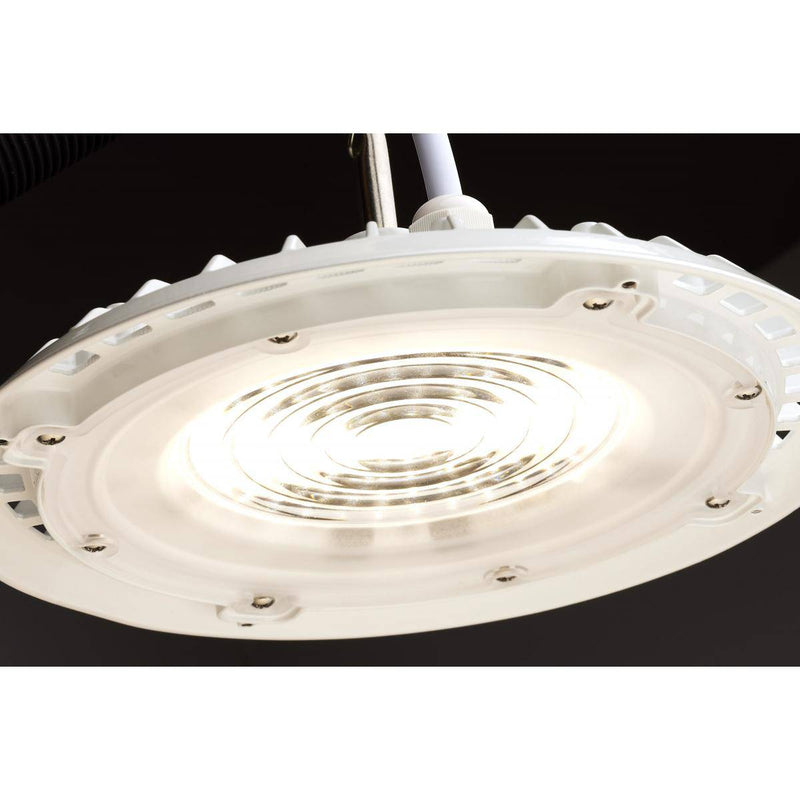 80 Watt; Hi-Pro Shop Light with Plug; 5000K; White Finish; 120 Volt - Green Lighting Wholesale