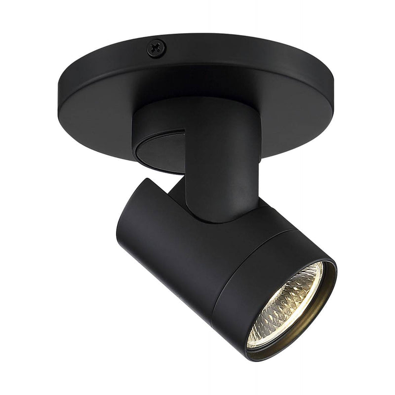 12 Watt; LED; Black; Barrel; Monopoint; 3000K; 36 deg. Beam Angle - Green Lighting Wholesale