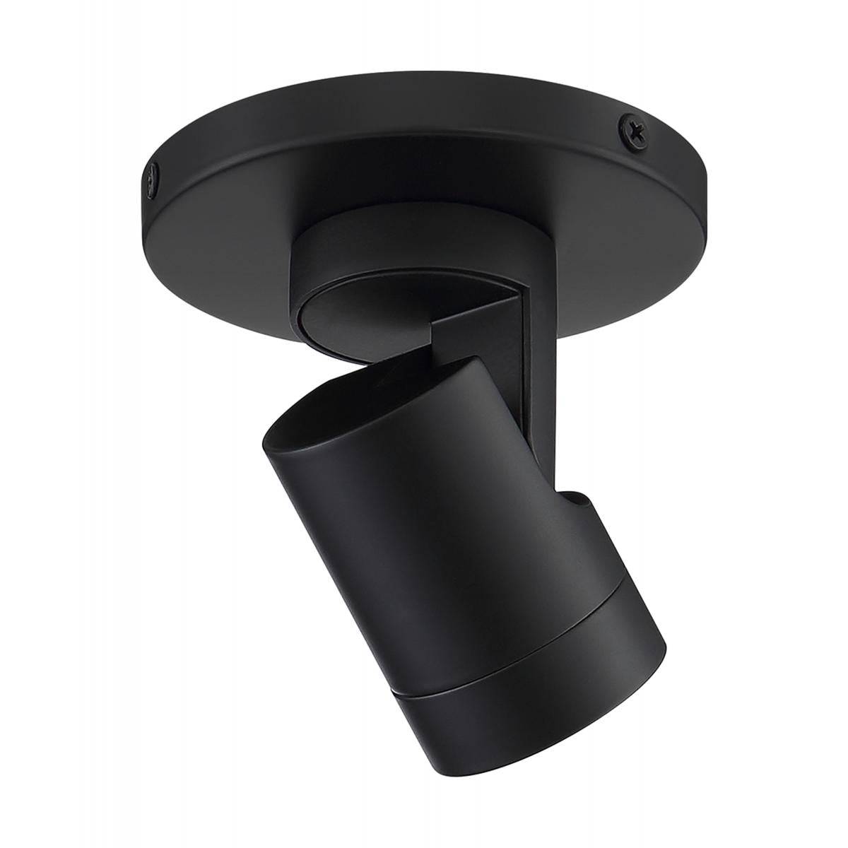 Monopoint Led 12W Black LED Monopoint Barrel Fixture - 3000K Lighting