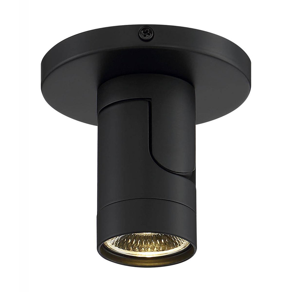 Monopoint Led 12W Black LED Monopoint Barrel Fixture - 3000K Lighting