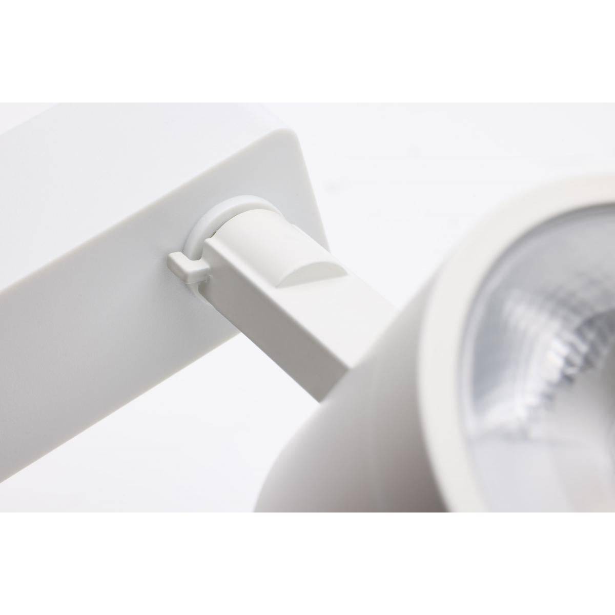 RGB 12 Watt LED Track Head; Starfish Enabled; Round Shape; White Finish - Green Lighting Wholesale, INC