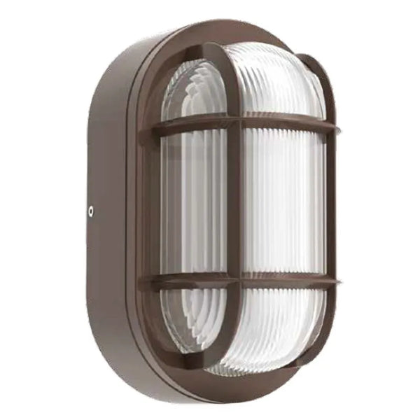 LED Bronze Bulkhead, Power & CCT Selectable with Photocell 