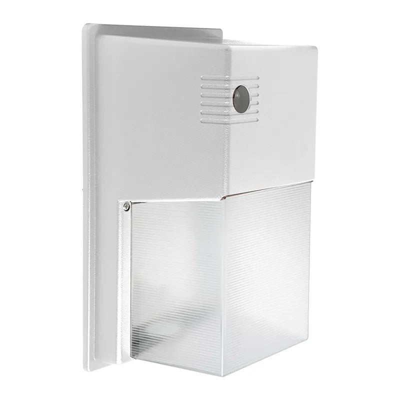 LED White Mini Wall Pack with Photocell, 13W/20W/26W, CCT 