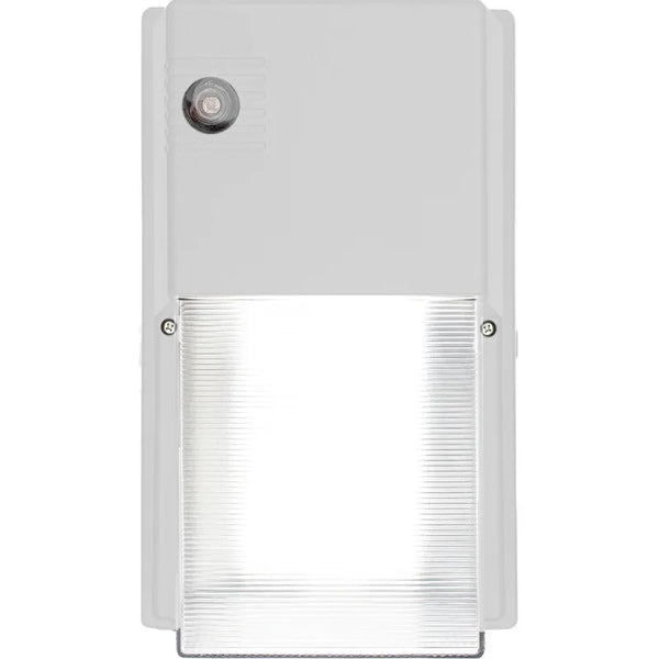 LED White Mini Wall Pack with Photocell, 13W/20W/26W, CCT 