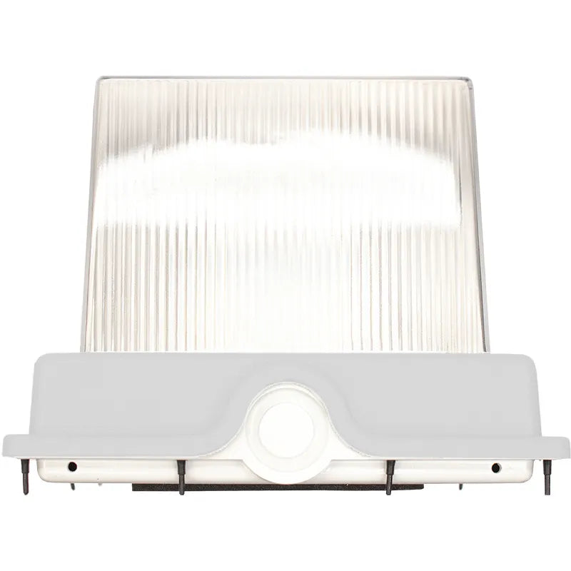 LED White Mini Wall Pack with Photocell, 13W/20W/26W, CCT 