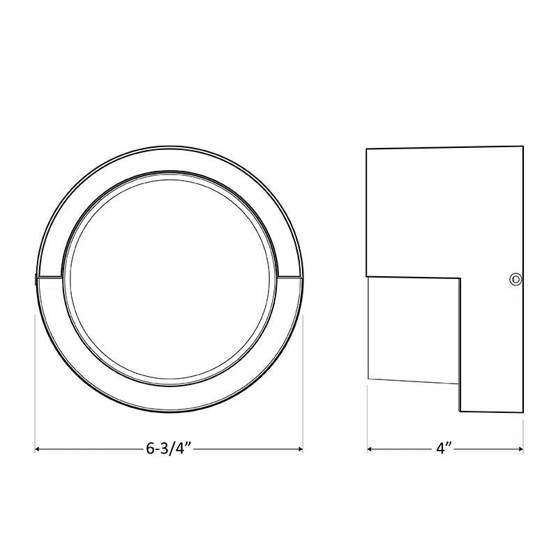 LRS-F LED Multi-CCT Architectural Wall Light With Dual Lens in White - Green Lighting Wholesale