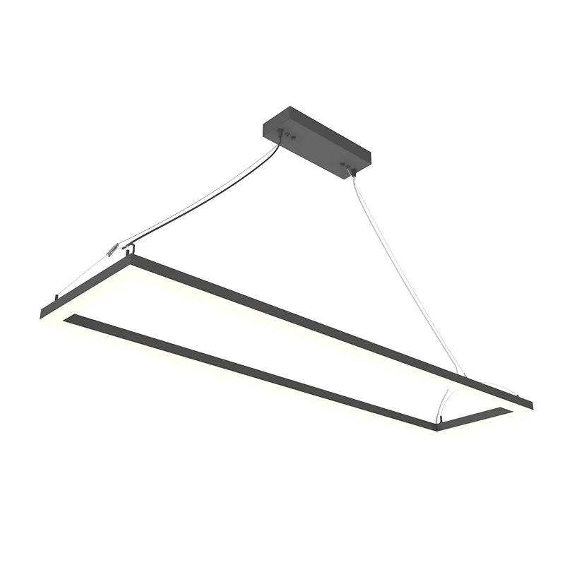 Black LED Frame Fixture 40W/50W/60W - Adjustable Color Temp